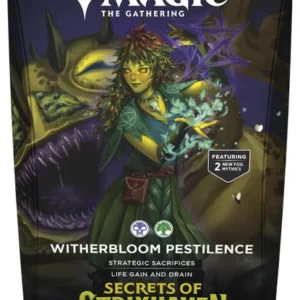 magic the gathering secrets of strixhaven commander deck witherbloom pestilence
