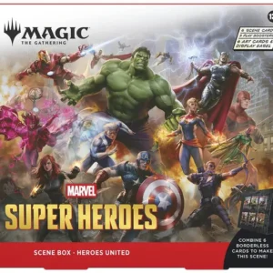 Magic The Gathering Marvel Super Heroes Heroes United Scene Box